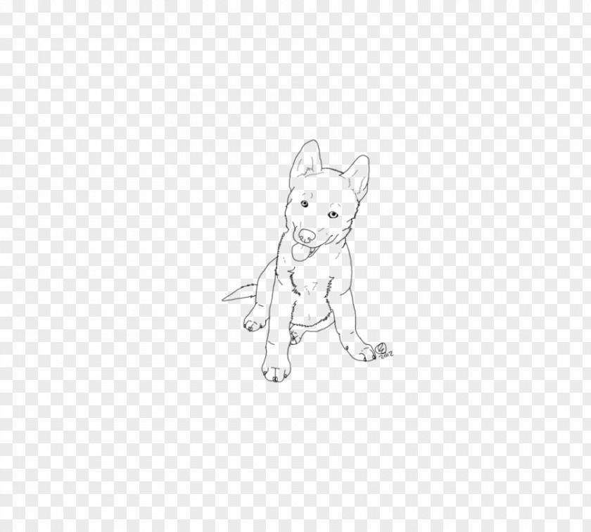 Husky Dog Siberian Puppy Whiskers Line Art Sketch PNG