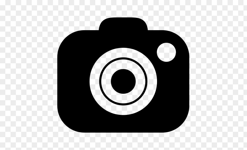 Line Art Digital Camera Lens Logo PNG