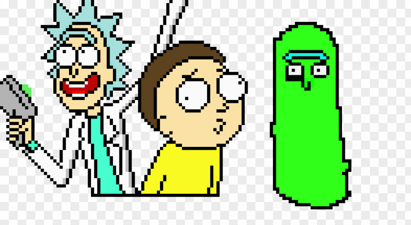 Rick And Morty Pixel Sanchez Smith Art Clip Bead PNG