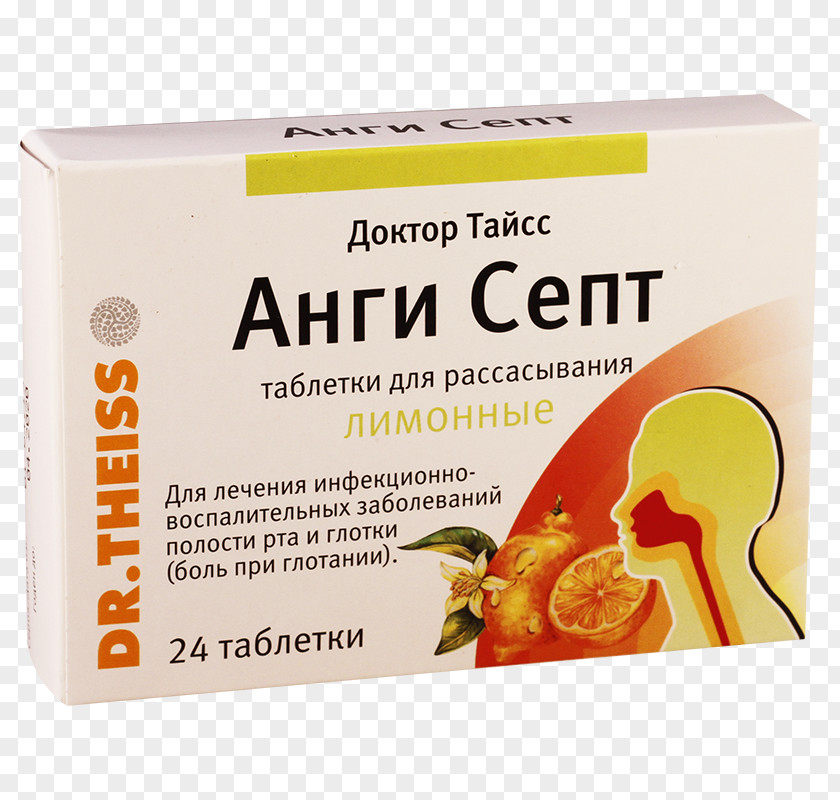 Tablet Pastille Throat Pharmaceutical Drug Dr. Theiss (Доктор Тайсс) PNG