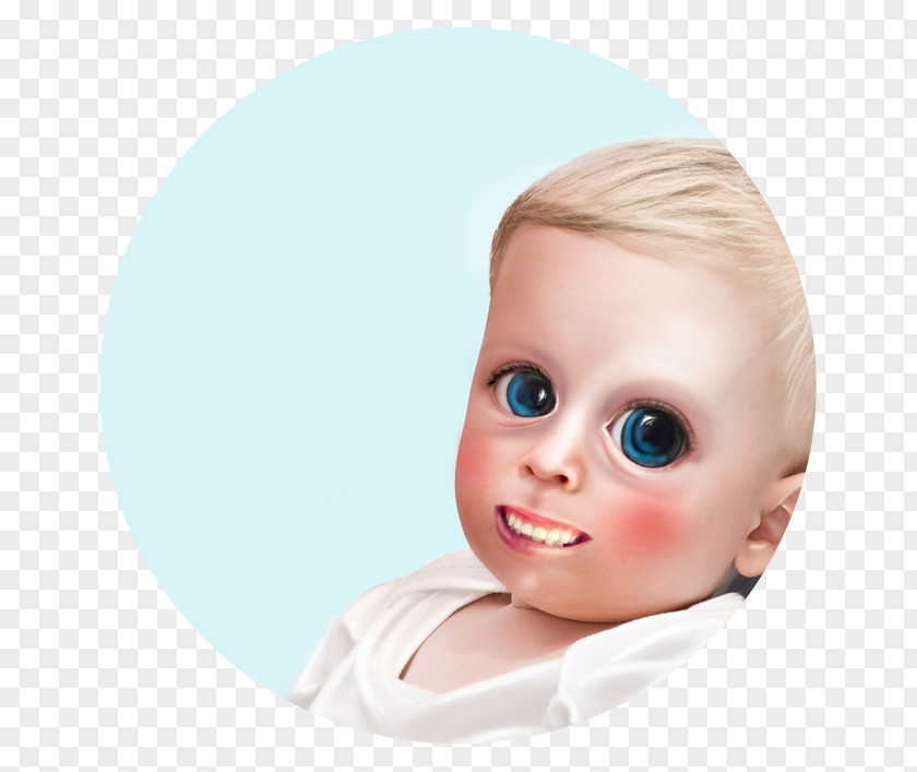 Creepy Baby Dolls Cheek Eyebrow Forehead Infant Product PNG