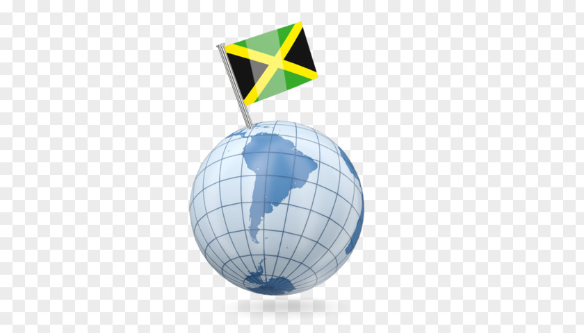 Flag Of Jamaica National Globe Map PNG