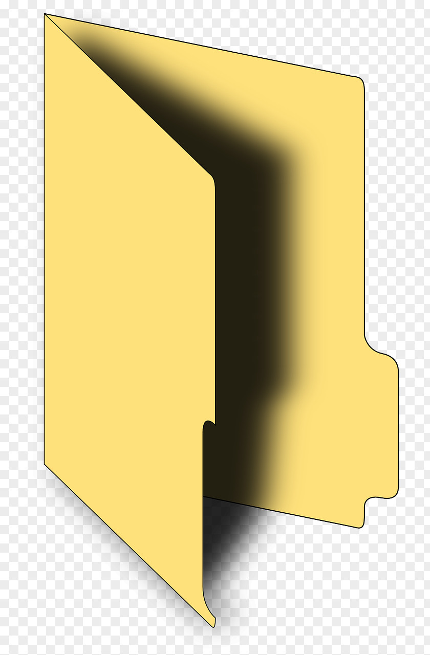 Folder Rectangle Square Yellow PNG