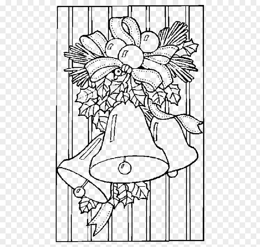 Grill With Three Bells 001 501 Vidia Coloring Book Jingle Bell Christmas PNG