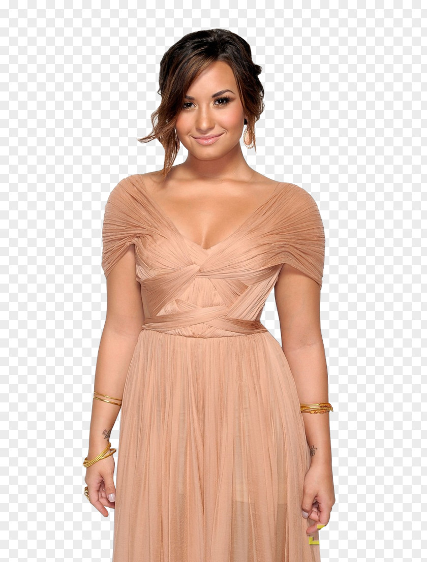 Red Carpet Demi Lovato 12th ALMA Awards Dress Gown Fashion PNG