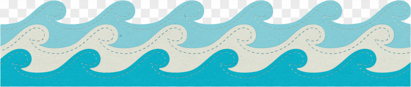Wave Turquoise Angle Pattern PNG