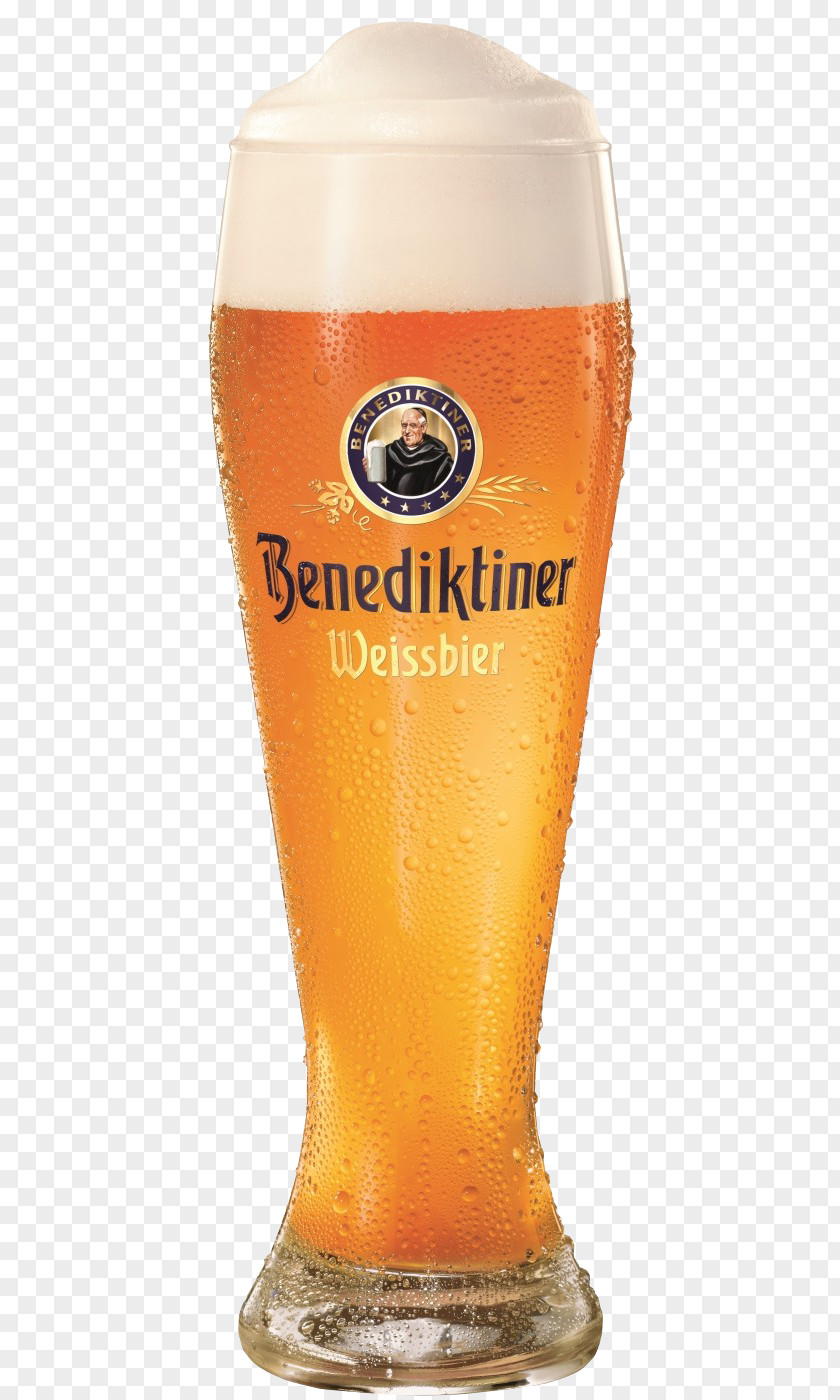 Beer Wheat Lager Benediktiner Wiessbier X 1 Glasses PNG