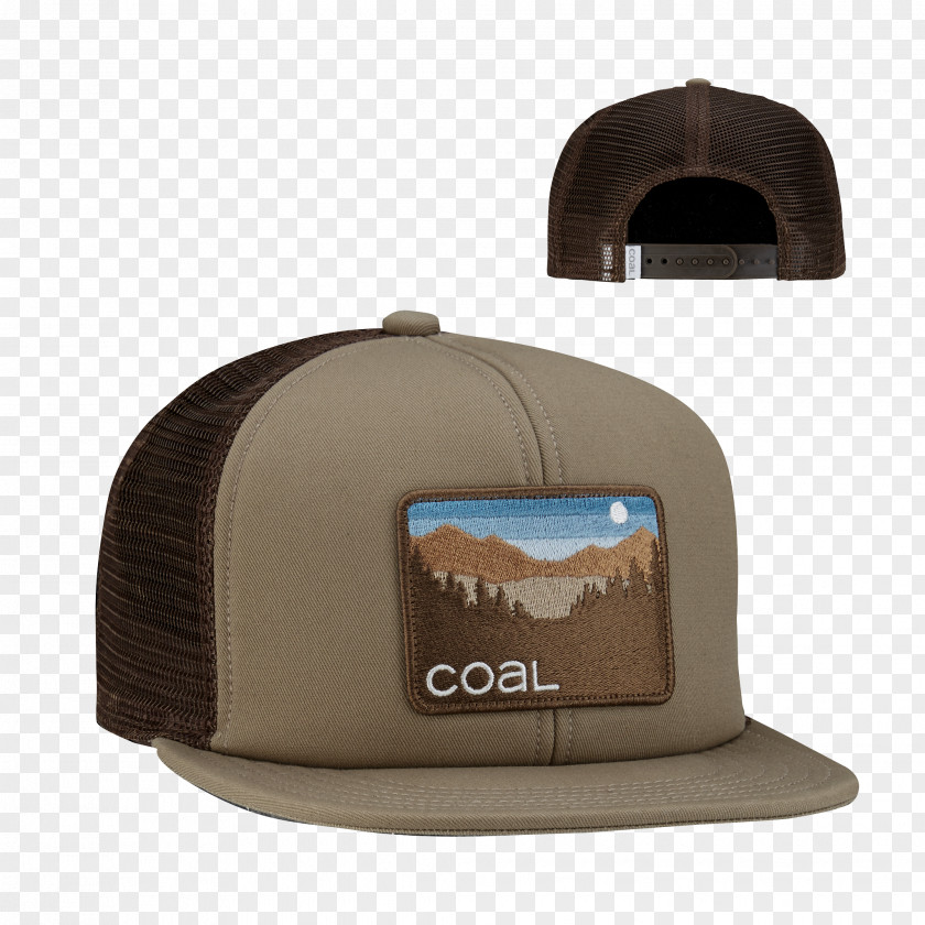 Dark Coal Trucker Hat Cap Clothing PNG