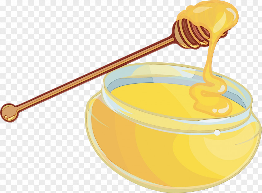 Food Material Yellow Honey Design PNG