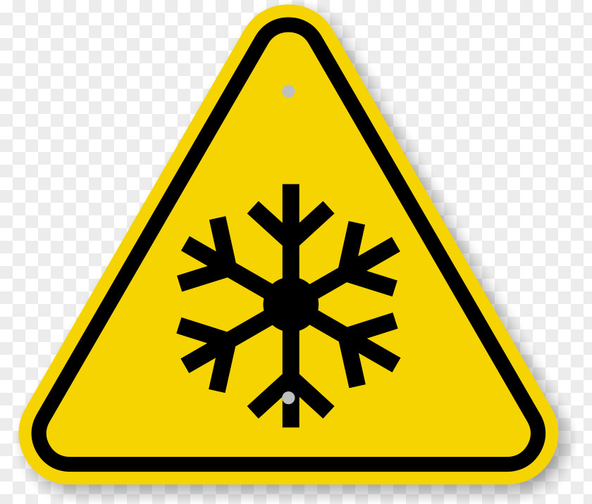 Frostbite Cliparts Ice Warning Sign Snow Symbol PNG