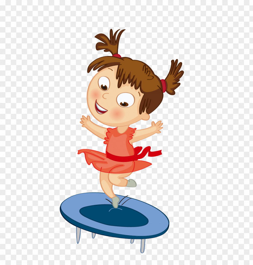 Jumping Bed Child Playground Amusement Park PNG