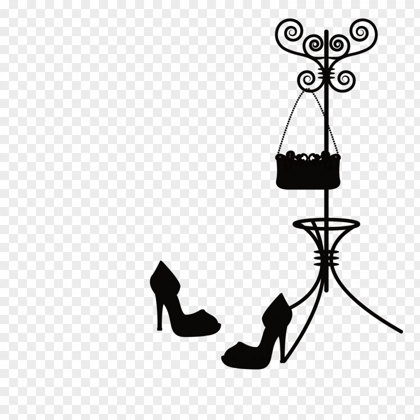 Women Clothes Shelves And Shoes Clothing High-heeled Footwear Hanger Shoe PNG