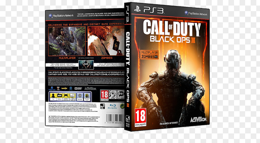 Black Ops 2 PS3 Call Of Duty: III Duty 4: Modern Warfare PlayStation 3 Infinite PNG