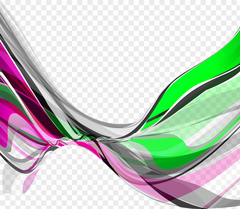 Colorful Stripes Line Graphic Design PNG