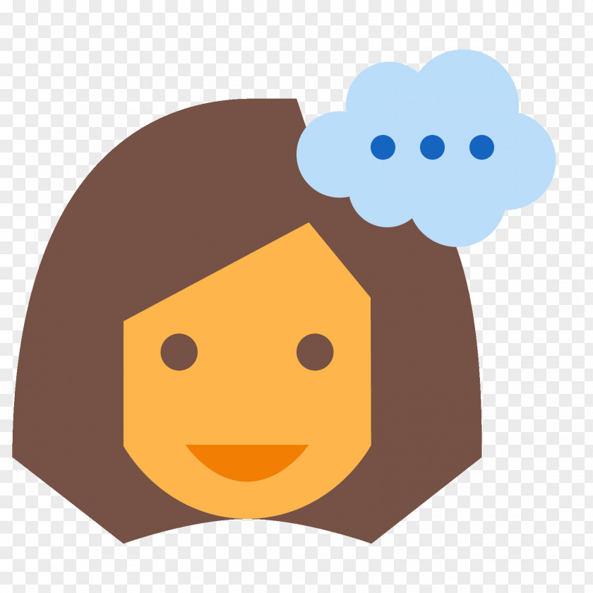 Thinking Woman PNG