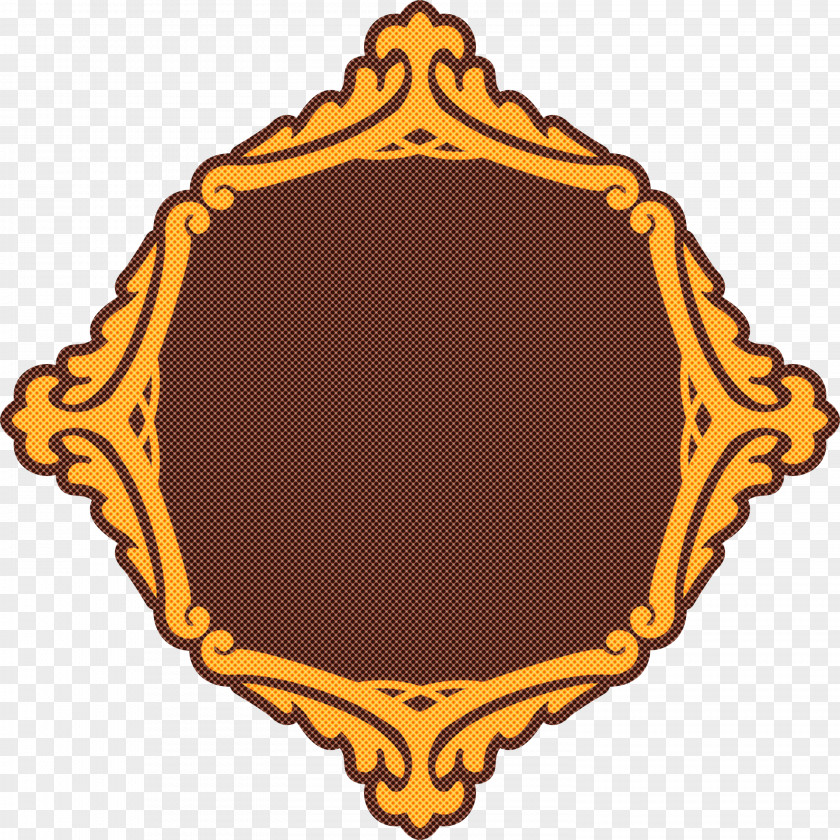 Yellow Brown Pattern Emblem Visual Arts PNG