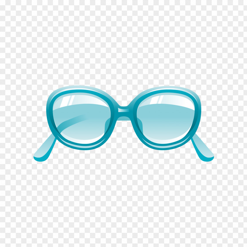 A Pair Of Blue Sunglasses Goggles PNG