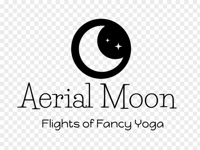 Aerial Yoga Logo Moon Brand West Pearl Street PNG