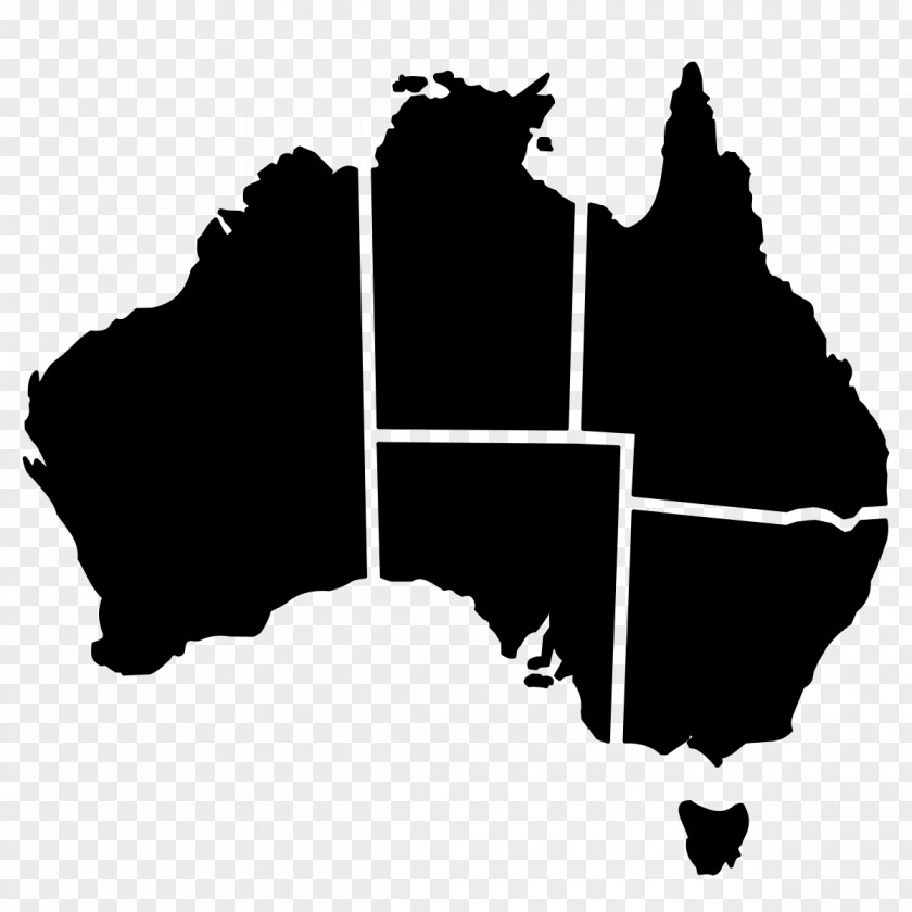 Australia Vector Map Contour Line PNG