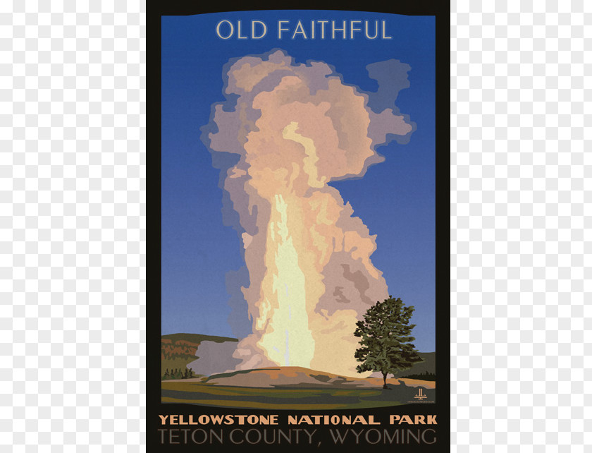 Yellowstone National Park Stock Photography Poster Sky Plc PNG