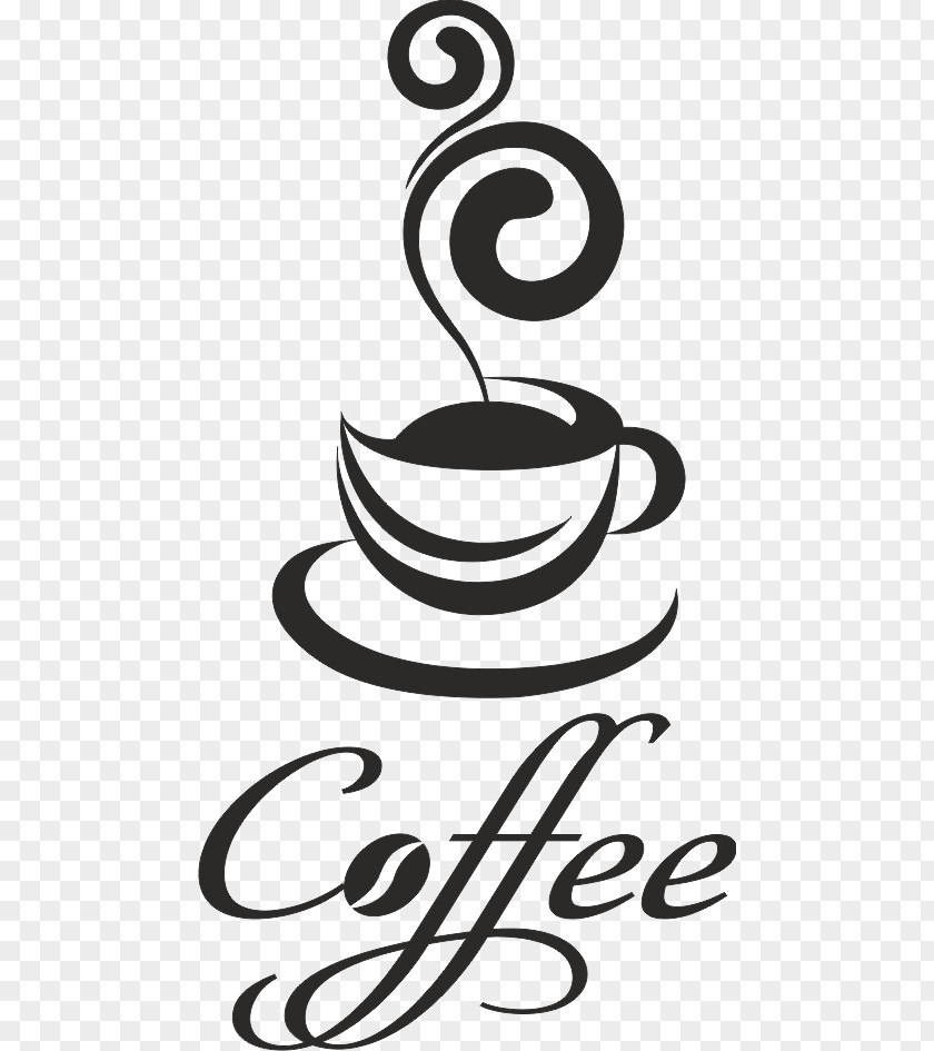 CAFFè Coffee Bean Stencil Drawing Coloring Book PNG