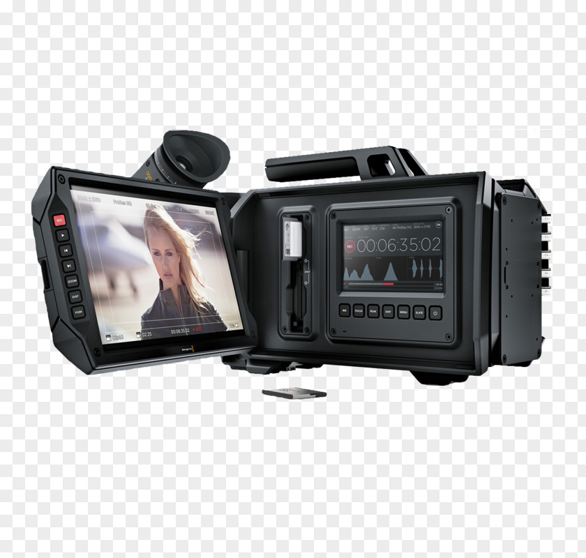 Camera Blackmagic URSA Mini 4K Canon EF Lens Mount Design PL PNG