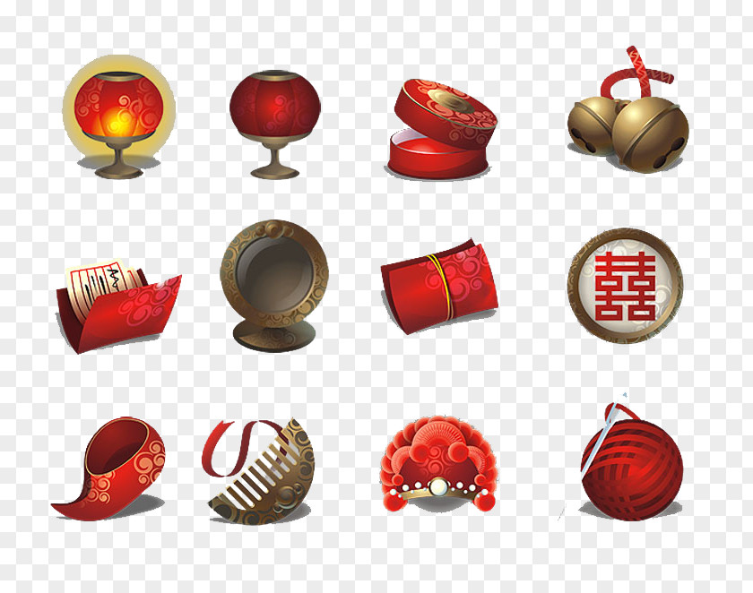 Chinese New Year Lantern Icon PNG