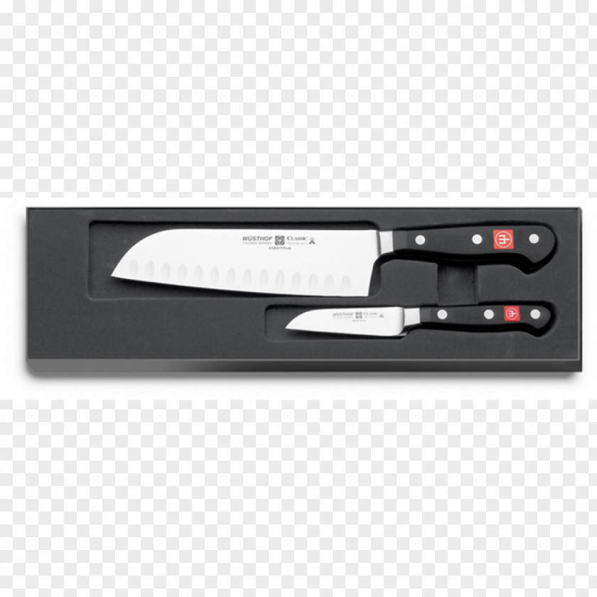 Knife Chef's Wüsthof Kitchen Knives Santoku PNG