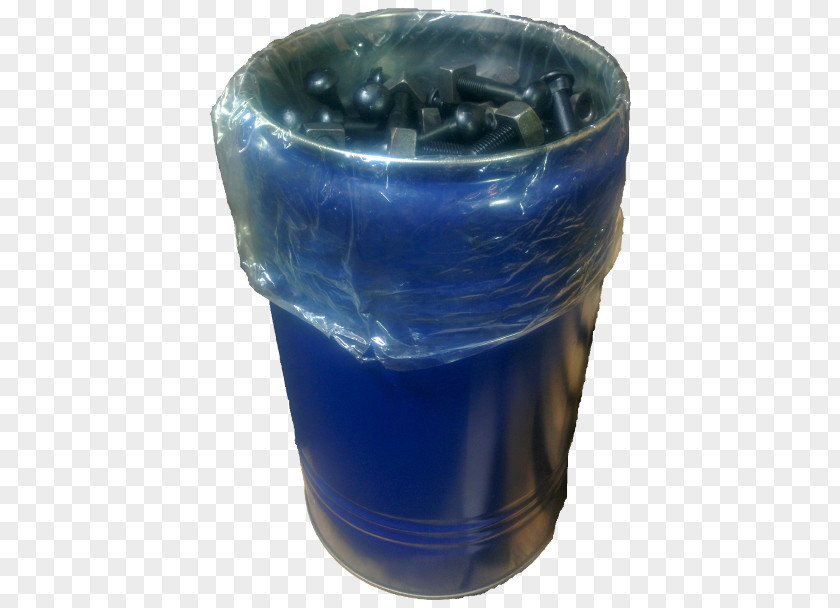 Nuts Bolts Tie Plastic Flowerpot Cobalt Blue PNG