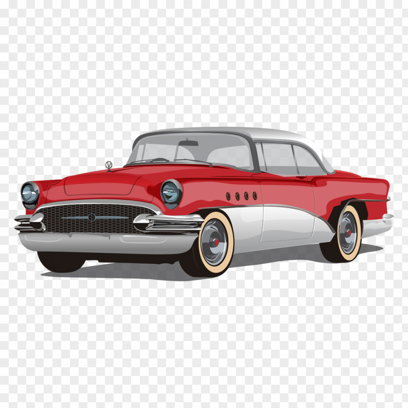Red Retro Classic Car Vintage Buick Special PNG