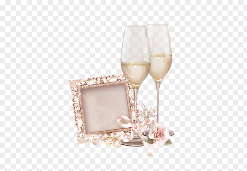 Rose Champagne Glasses Frames Glass Wine Rosxe9 PNG