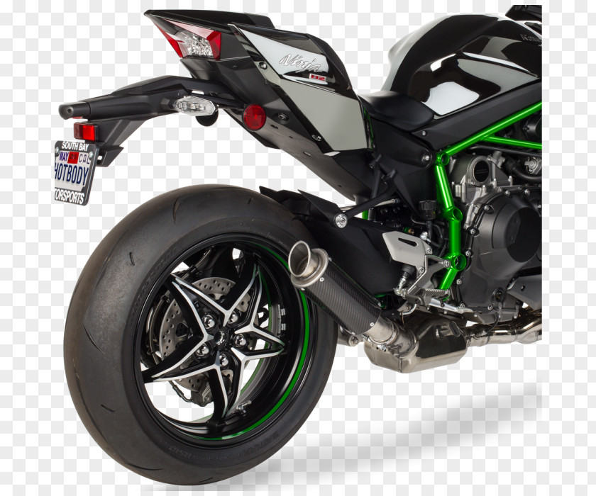 Car Tire Exhaust System Kawasaki Ninja H2 Motorcycle Fairing PNG