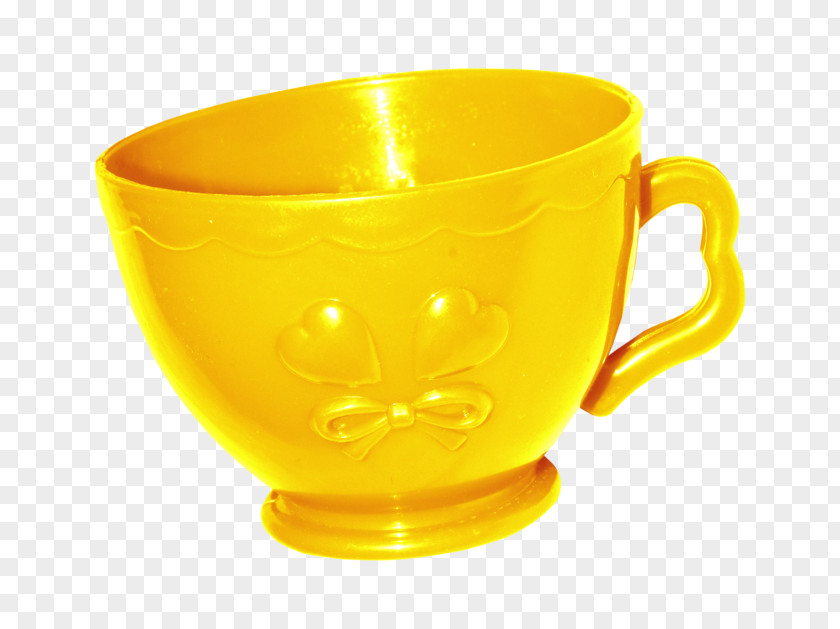 Golden Cup Coffee Icon PNG