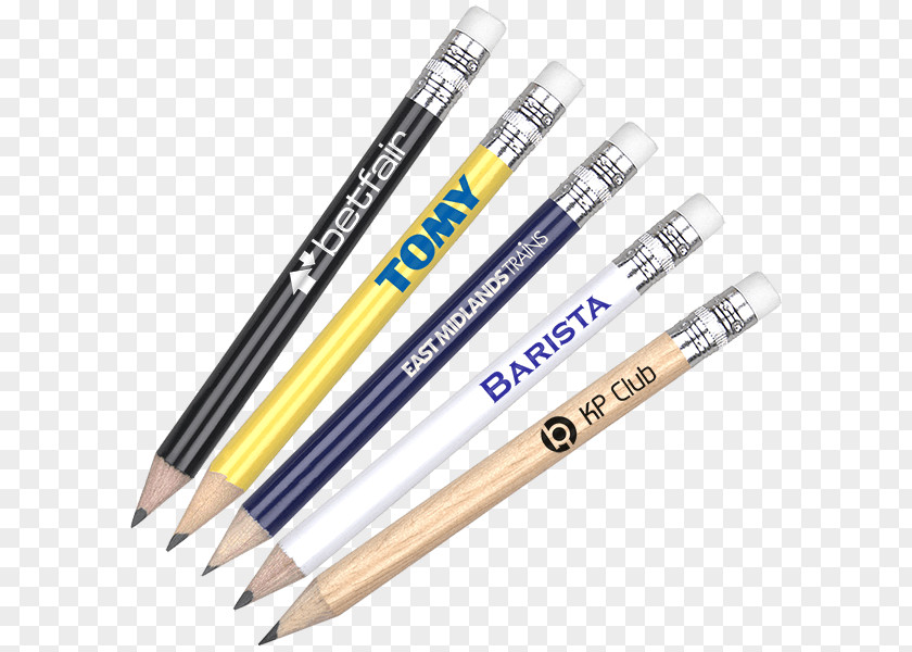 Pencil Ballpoint Pen Eraser Pressure Color PNG
