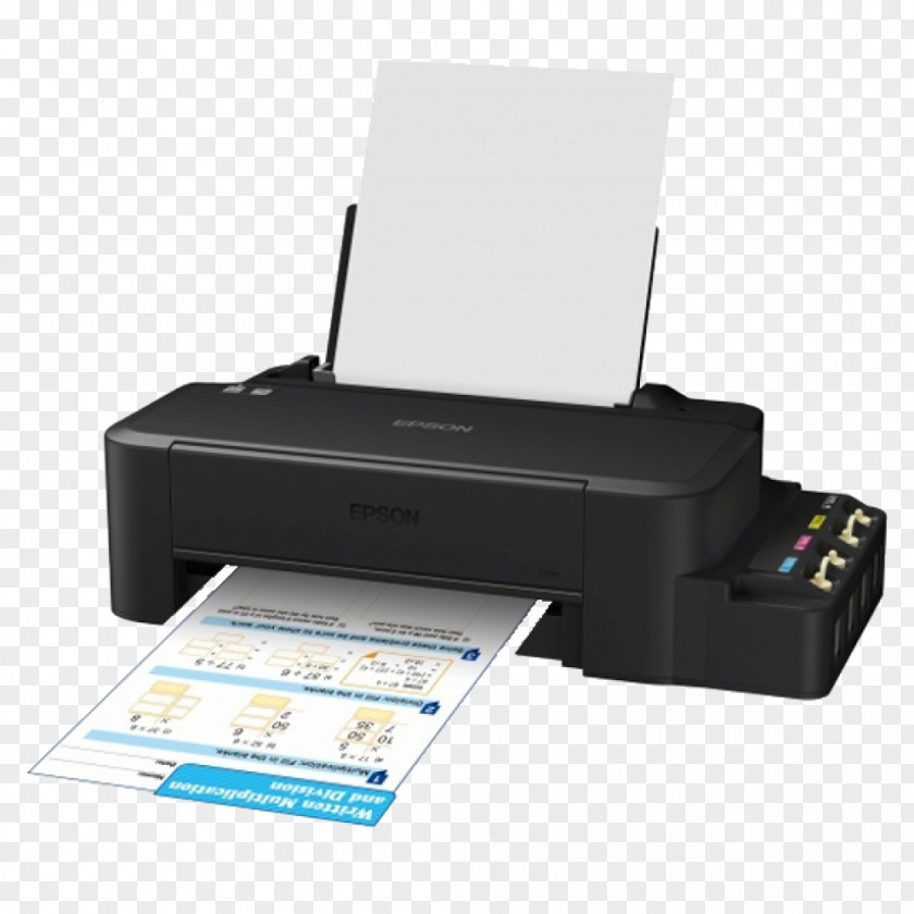 Printer Epson Continuous Ink System Inkjet Printing PNG