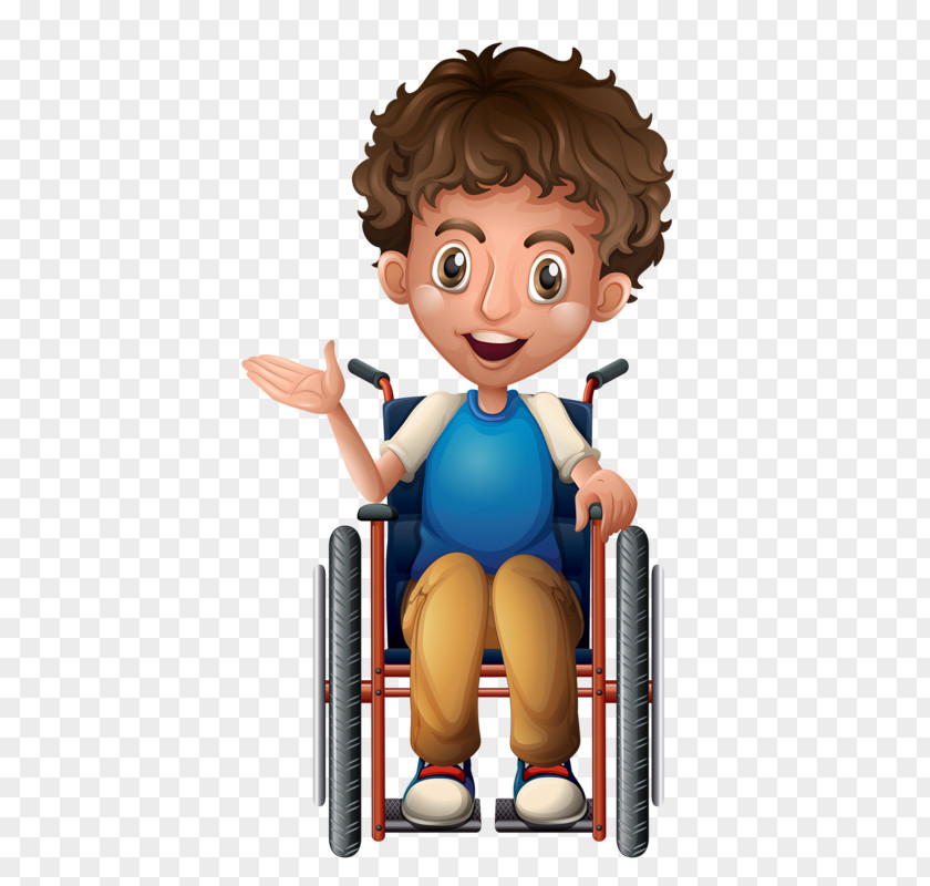 The Boy Sat In A Wheelchair Photography Illustration PNG