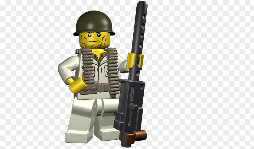 United States Second World War LEGO Soldier BrickArms PNG
