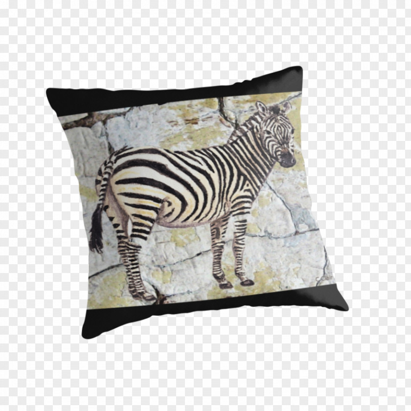Zebra Throw Pillows Cushion Blanket PNG