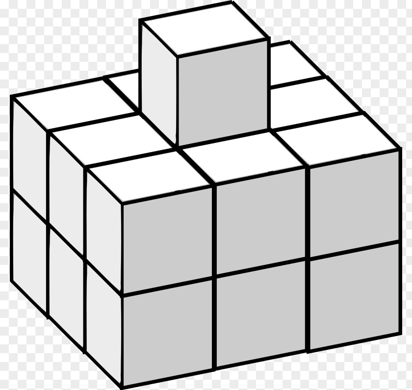 Cube Rubik's Jigsaw Puzzles Coloring Book PNG