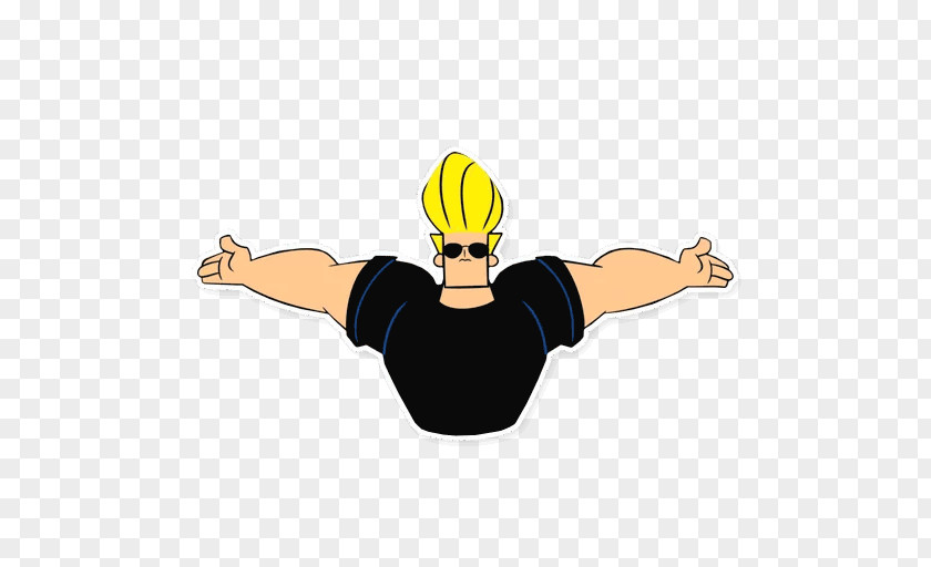 Johnny Bravo Sticker Telegram Sony DVP-S530D Clothing Accessories Clip Art PNG