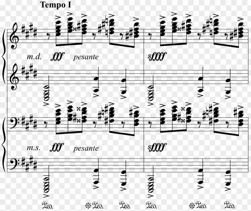 Piano Prelude In C Sharp Minor, Op. 3/2 C-sharp Minor Musical Composition PNG