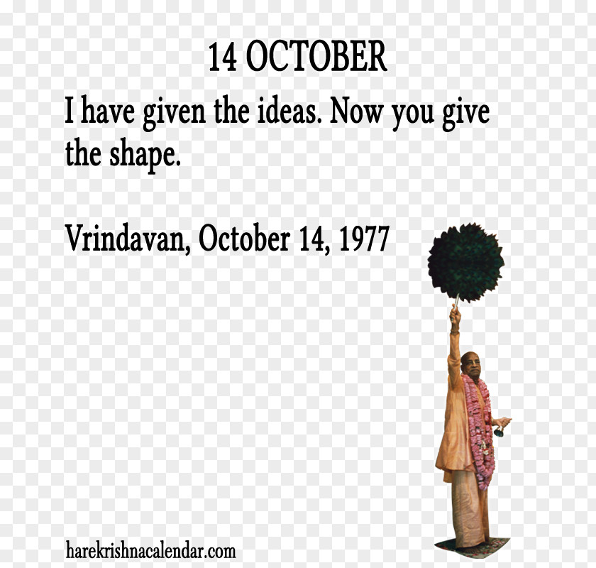 Quotation October Krishna Month Vrindavan PNG