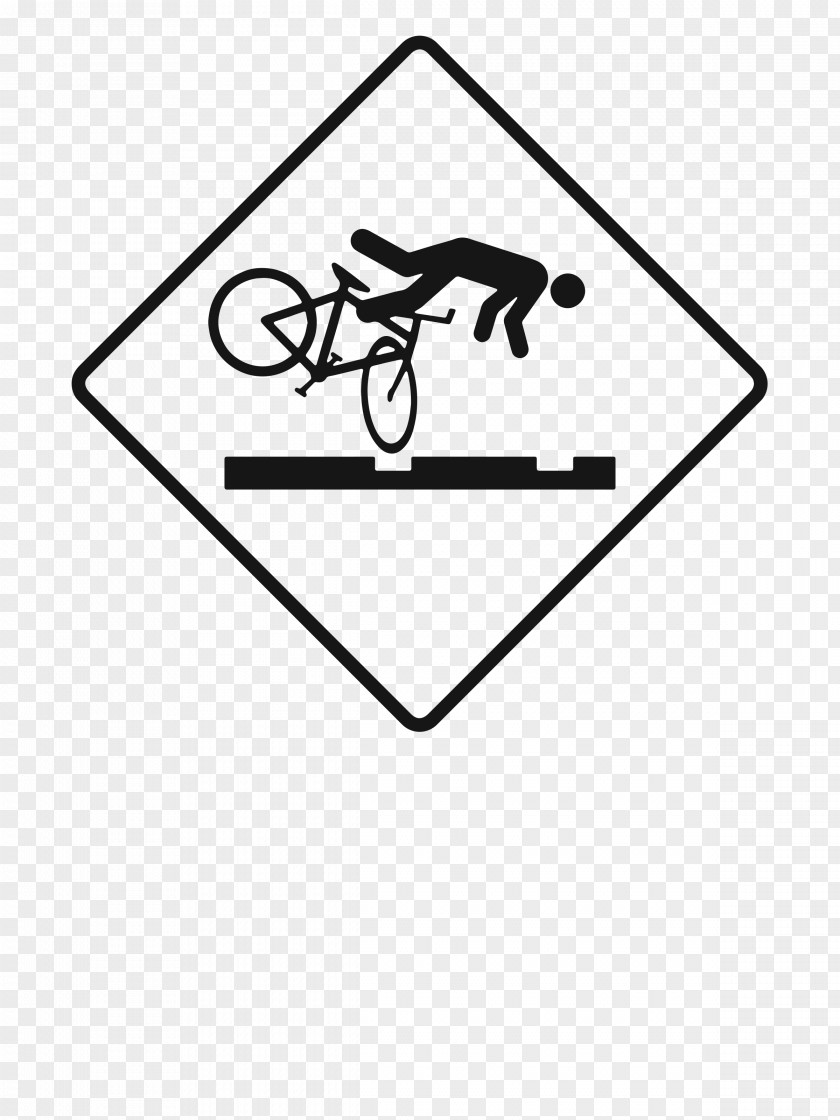 Safety Bicycle Cycling Warning Sign Traffic PNG