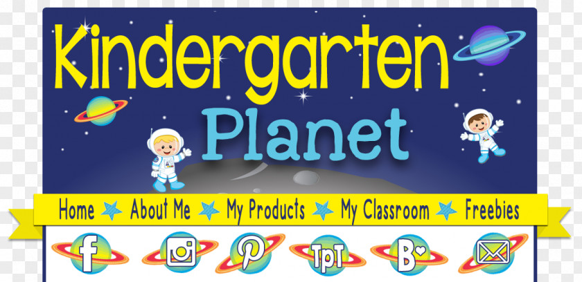 School Planet Kindergarten Book PNG
