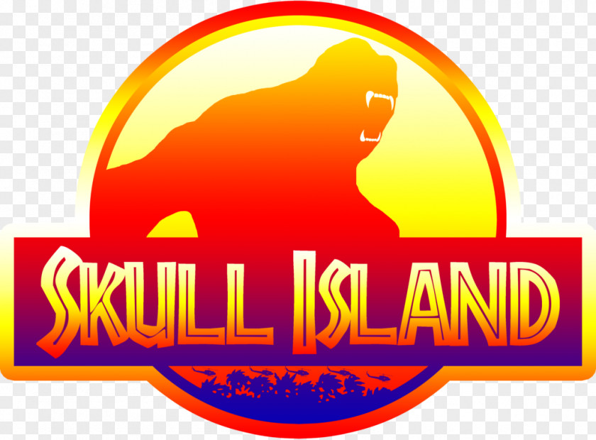 Skull Island King Kong Logo MonsterVerse Font PNG