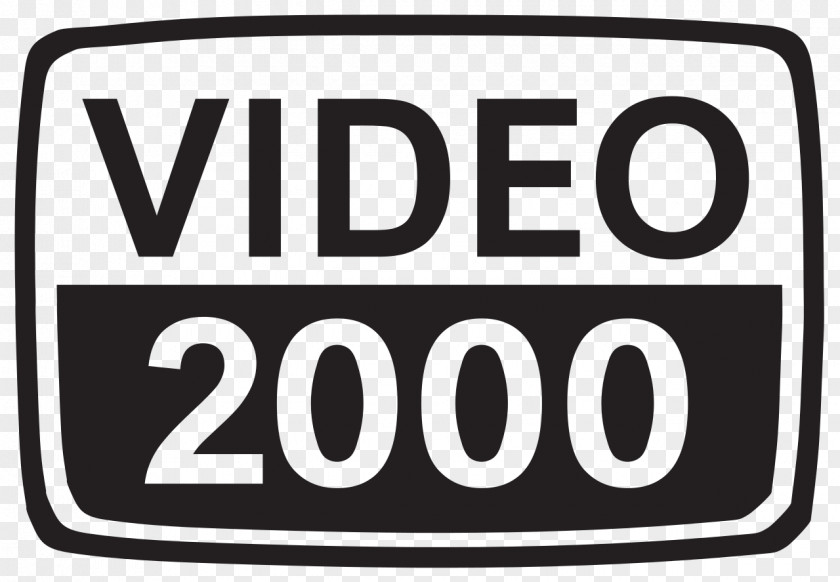 Brandsoftheworld VHS Logo Betamax Videodisc Video 2000 PNG