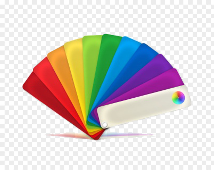 Colour Fan Color Palette Icon PNG