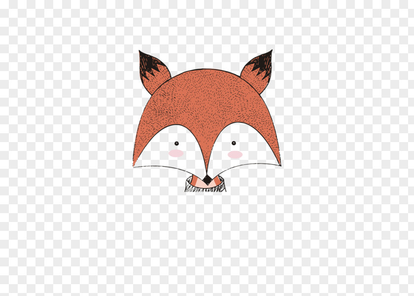 Cute Little Fox Animal Poster PNG