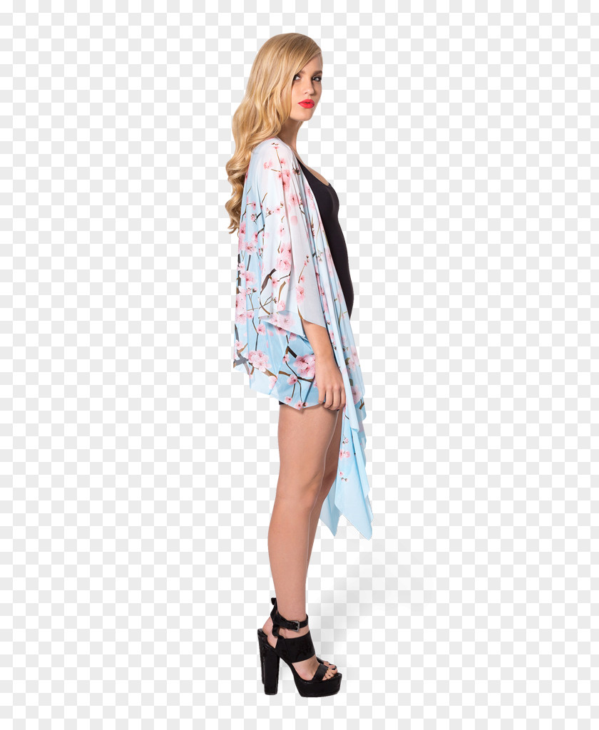Dress Kimono Clothing Sleeve Cherry Blossom PNG