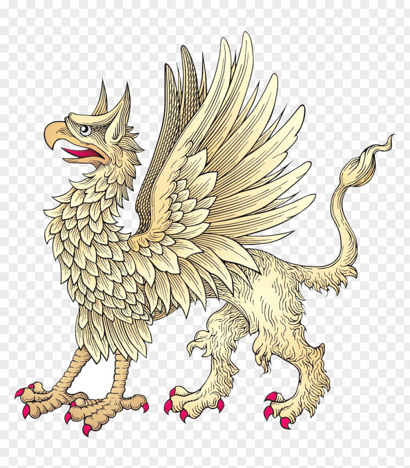 Flying Dragon Lion Griffin PNG
